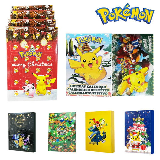 Pokemon Figure Christmas Halloween Advent Calendar Gifts Kawaii Pikachu Anime Figural Action 24Pcs Set Model Kid Toys