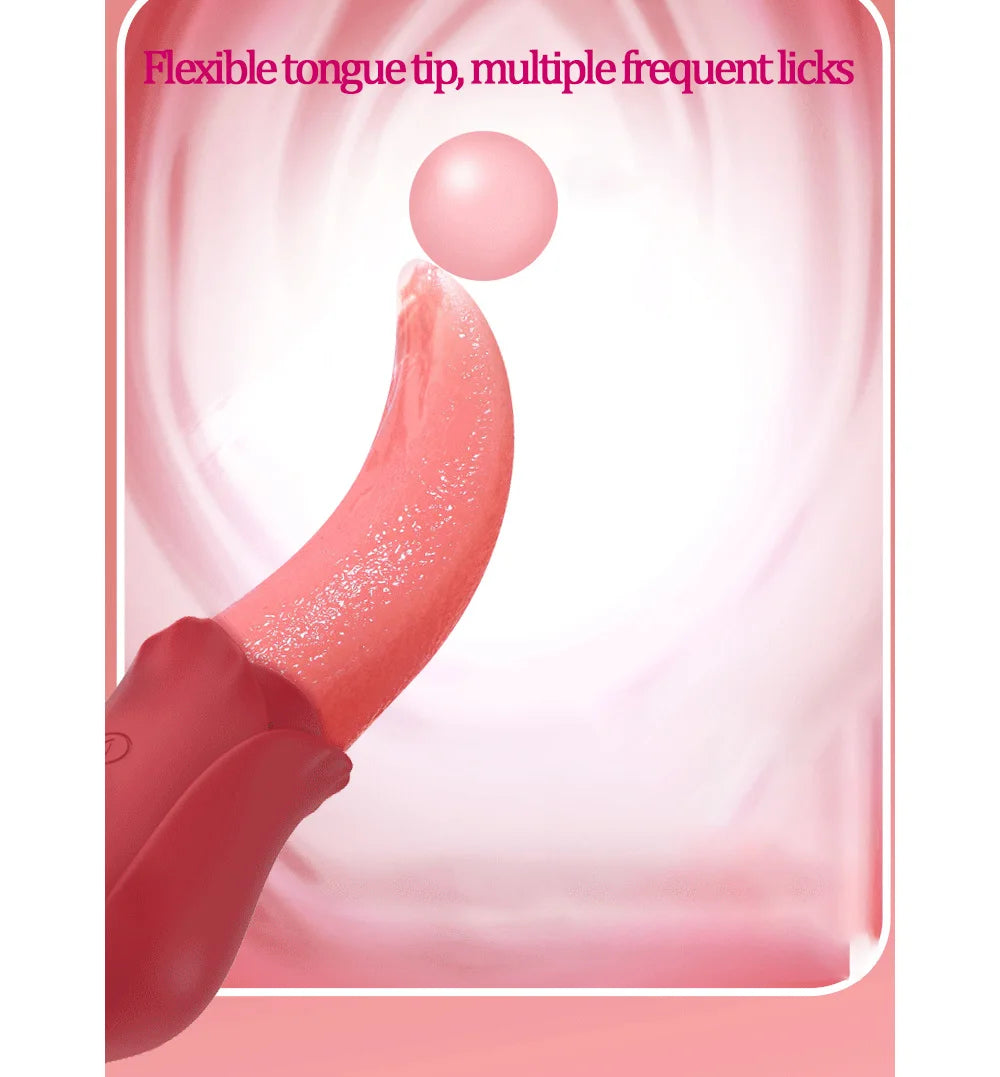 Swing Vibrator for Female Oral Nipple Clitoris Stimulator G-Spot Tongue Licking for Woman Adults Masturbator Sex Toys