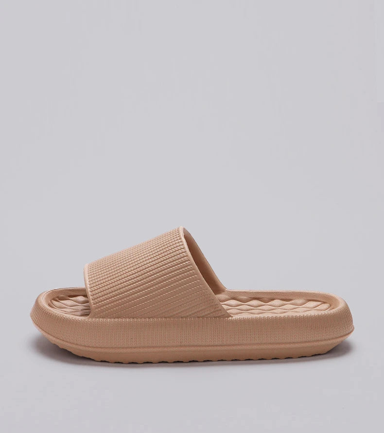 Women's Thick Platform Cloud Slippers EVA Soft Sole Pillow Slides Summer Beach Flip Flops Women Non Slip Bathroom Home Slippers