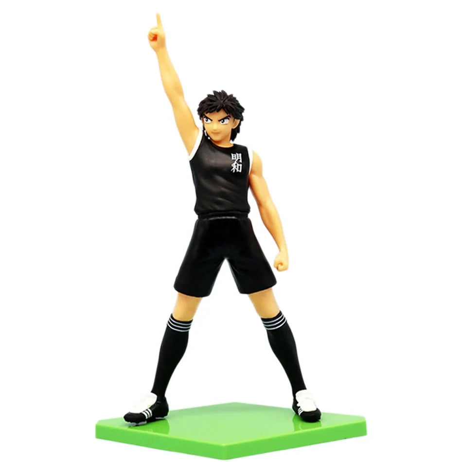 18cm Captain Tsubasa Anime Figure Ozora Tsubasa Action Figures Hyuuga Kojirou/Wakabayashi Genzou Figurine Collection Model Toys