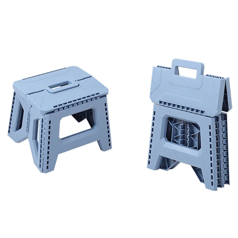 Folding stool, kindergarten low thickened maza stool, outdoor camping chair, household portable stall small bench