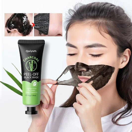 Bamboo Charcoal Fiber Mask Blackhead Removal Deep Mask Deep Cleansing Cleansing Exfoliating Mask Treatment 50g