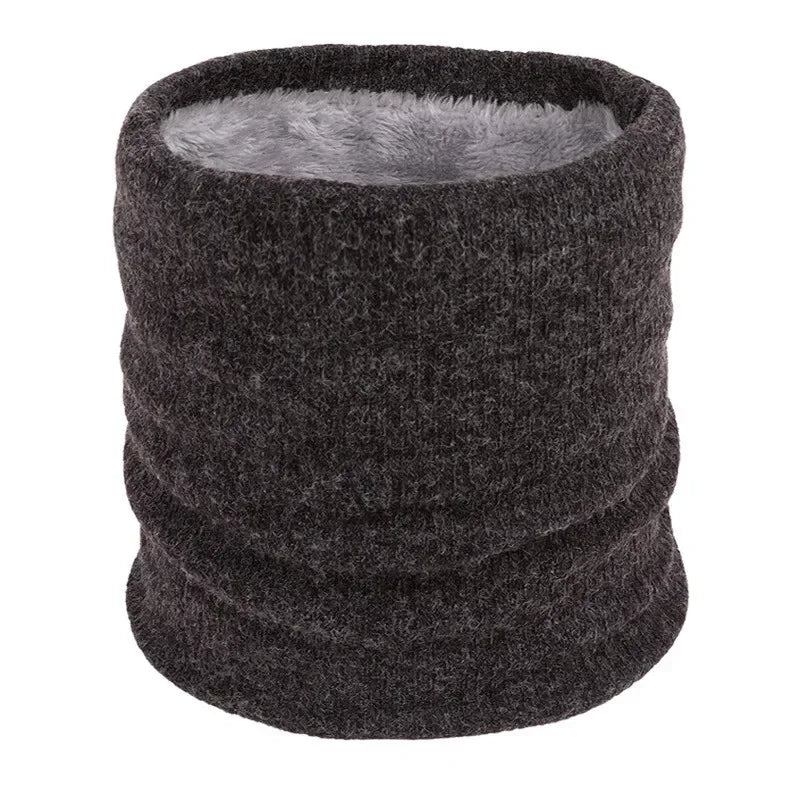Unisex Winter Knitted Scarves for Boys Girls Women Men Warm Kids Thick Elastic Mufflers Children Neck Warmer Cotton Baby Scarf