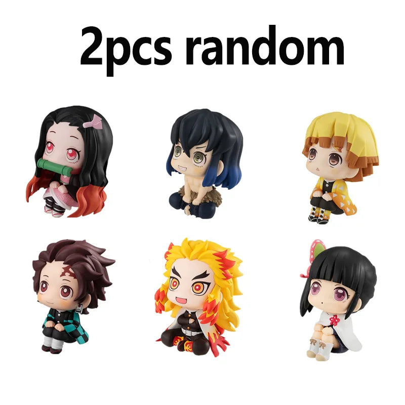 Demon Killer Figure Action Kimetsu YAIBA Animated Characters Toy Collection MH Looking Up Kamado Tanjirou Nezuko Toy Models