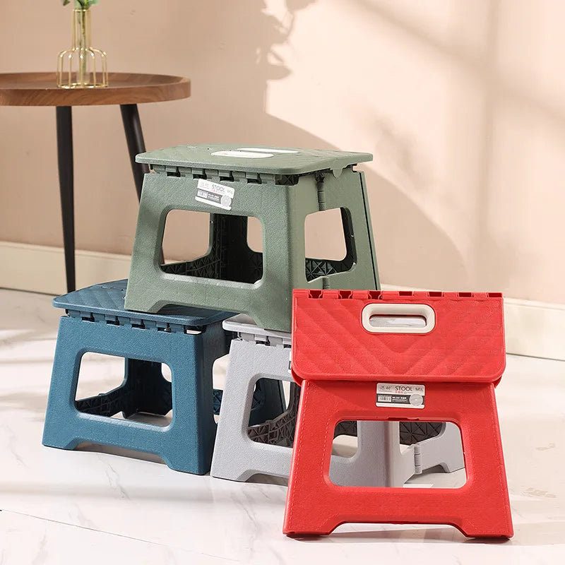 Folding stool portable kindergarten train Maza home subway thickened reinforced chair outdoor small bench