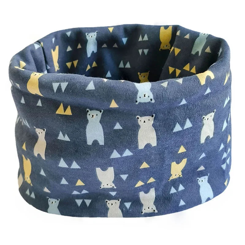 New Cotton Baby Scarf Infant Muffler Spring Autumn Winter Kids Neck Gaiter Boys Girls Neckerchief Children Scarves