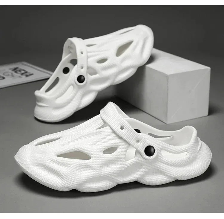 Summer Men Women Slippers Comfortable Outdoor Sandals Clogs Beach Slippers Flip Flops Indoor Home Slides Bathroom Shoes for Men