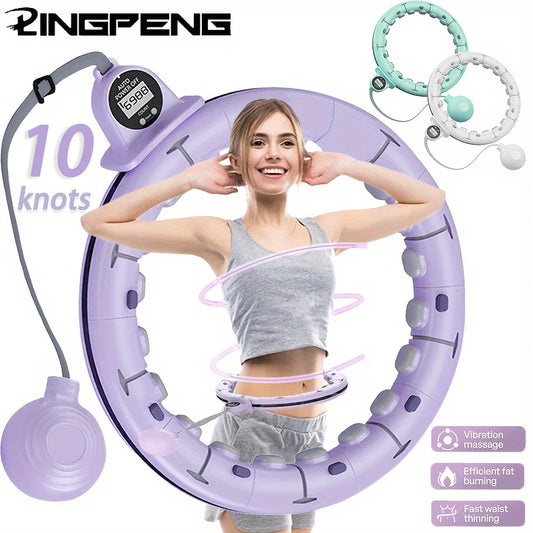 Intelligent Hoops Waist Tightening and Beauty Tool With Detachable Counting,Fitness Specific Weight-bearing Exercise Hoop
