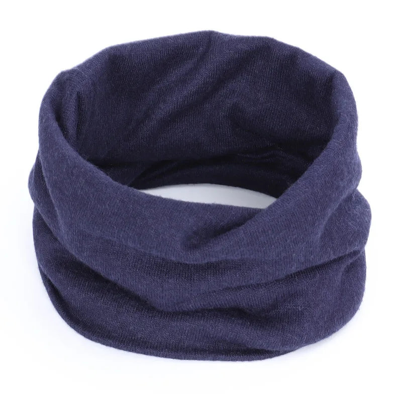 New Cashmere Winter Scarf for Baby Boys Girls Kids Knitted Scarves Unisex Elastic Mufflers Children Autumn Crochet Baby Scarf