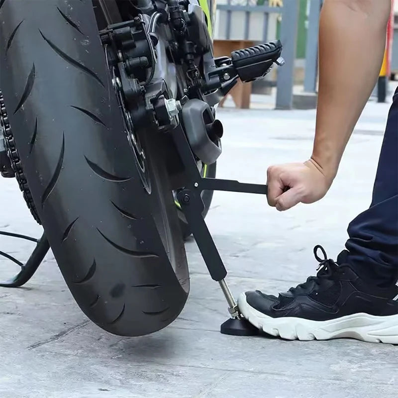 BLALION Motorcycle Stand Labor Saving Wheel Lifter Support Frame Foldable Heavy Lift Stand Stable Crane Frame For Most Dirt Bike