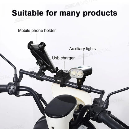 BLALION Motorcycle Handlebar Cross Bar Reinforced Thick Handlebar Pull Rod Front Balance Bar Reinforced Moto Modifiable Parts
