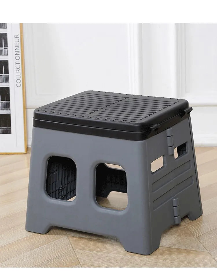 Outdoor camping stylefoldable toilet travel self-driving car toilet emergency portable toilet stool toilet stool