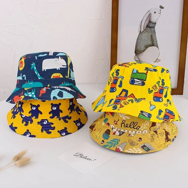 New Panama Summer Baby Girls Hat Beach Sun Cap Travel Boys Fisherman Cap Outdoor Children Bucket Hats Cotton Toddler Baby Hats