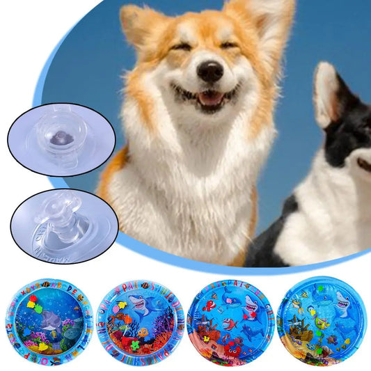 Sensory Water Mat Thickened Sensor Play Water Sensor Cat Mat Pet Supplies Cleaning Cooling Mat Summer Cat Pets Accessorie
