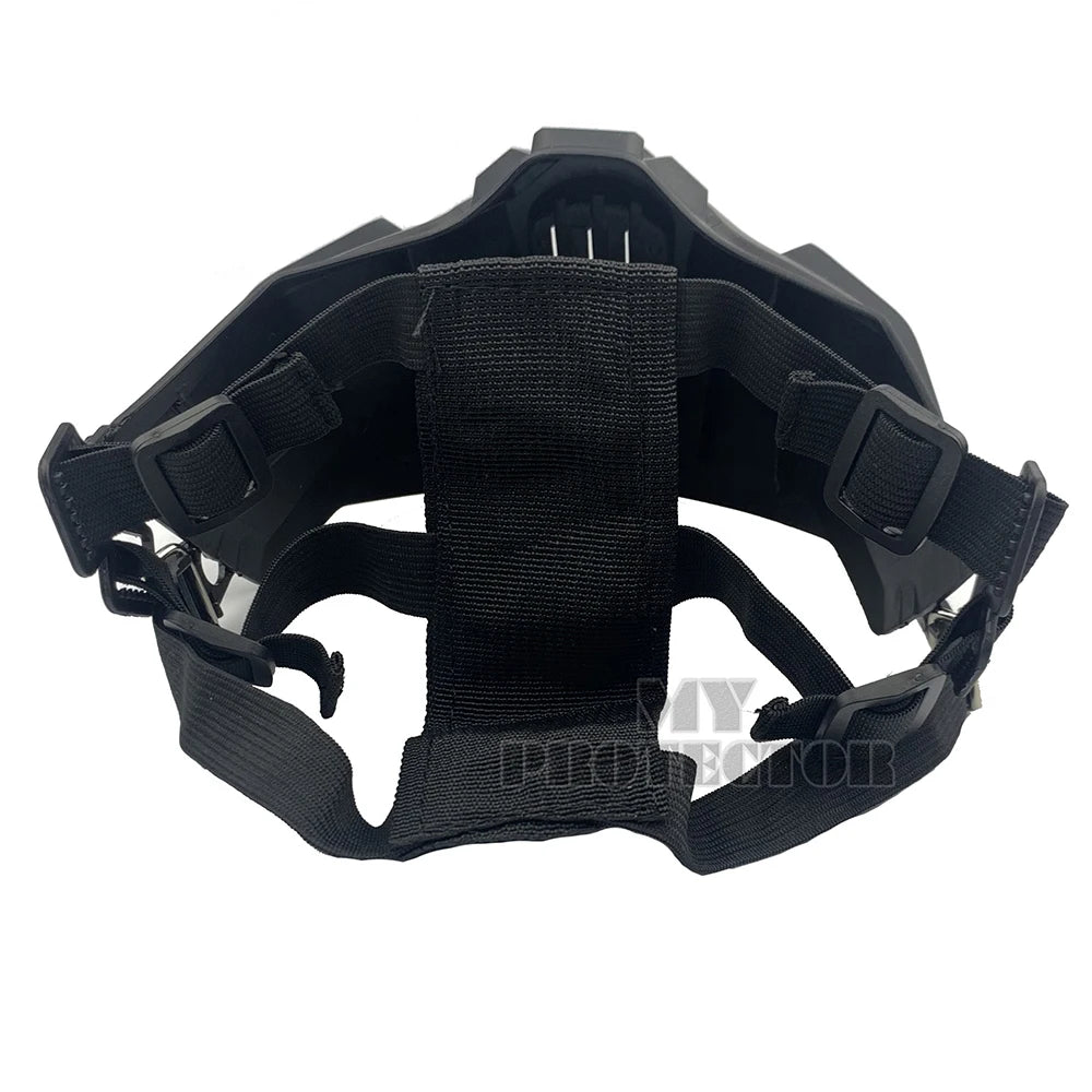 Tactical Airsoft Mask Outdoor Paintball Half Face Iron Warrior Protective Mask Shooting Protection Mouth Mask Hunting Equipment