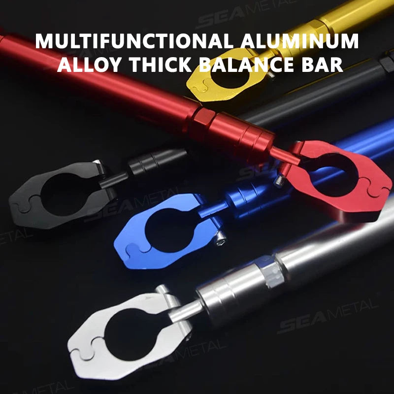 BLALION Motorcycle Handlebar Handle Grip Adjustable Crossbar Balance Bracket Regulator Steering Wheel Reinforce 22mmReplacement