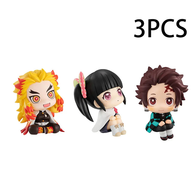 Demon Killer Figure Action Kimetsu YAIBA Animated Characters Toy Collection MH Looking Up Kamado Tanjirou Nezuko Toy Models