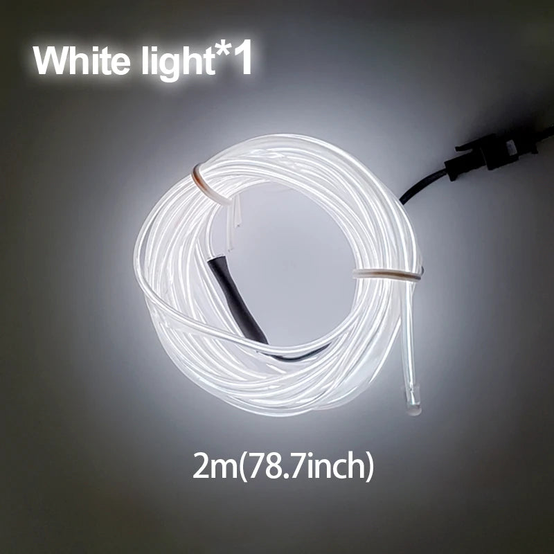 BLALION 12V Motorcycle LED Ambient Decorative Strip Light Car DRL Styling Flexible Atmosphere Lights APP Control Waterproof Lamp