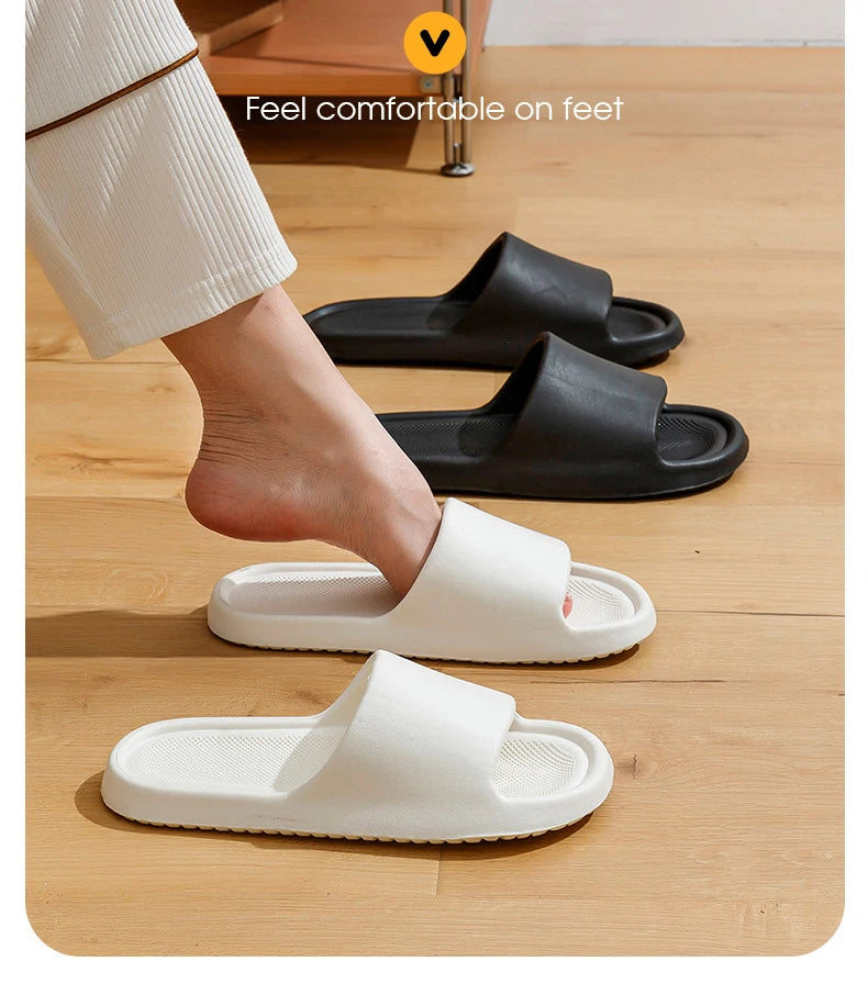 Women EVA Sofe Shoes Summer Beach Seaside Slides Bathroom Anti Slip Slipper Soft Sandals Fashion Ultra Light Shoe