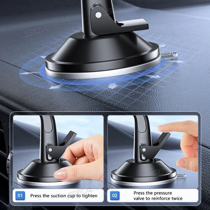 BLALION Car Fan 12V-24V Large Wind Three Speed Control Low Noise Portable Suction Cup Single Head Auto Cooling Fan USB Powered