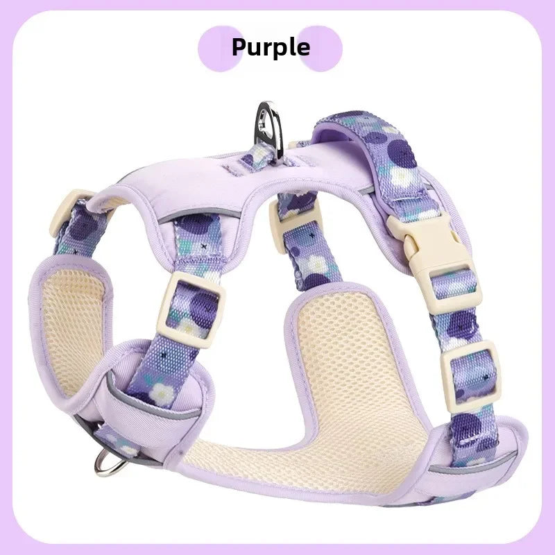 Dog Collars Harness Pet Products Chest Puppy Collar Supplies Accessories Big Pets Dogs Tactical Vest Things Cats Leash