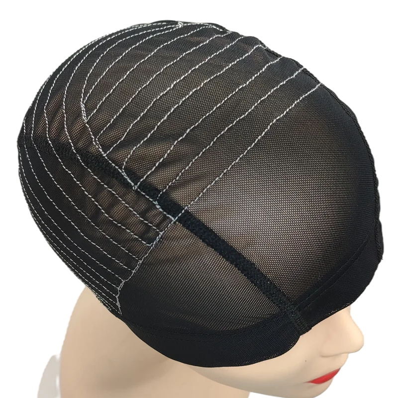 Perruque cheveux humain  hair styling tools  White line 13X4 Mesh wig u part wig cap Wig making  closure guideline map dome cap