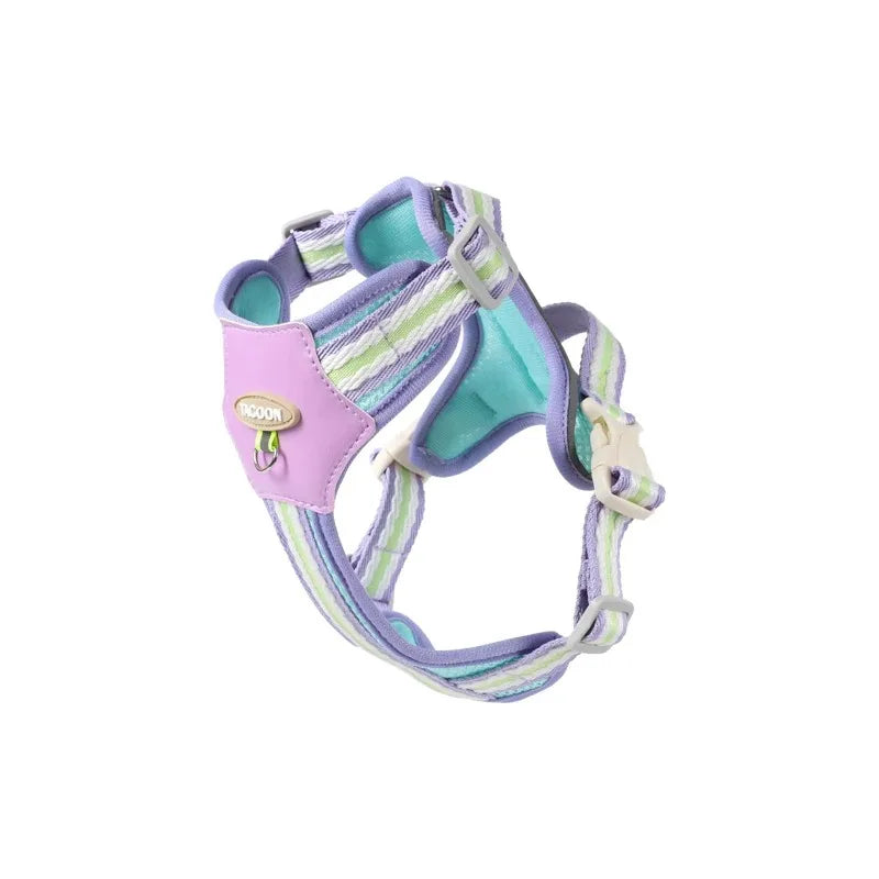 Puppy Harness Collar Dog Big Pet Tactical Vest Accessories Supplies Cats Chest Leash Dogs Pets Things Small Products Collars