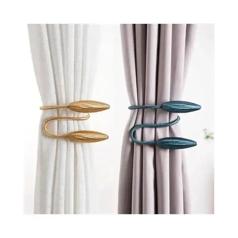 1 Pcs Buckle Curtain Tying Rope Household Convenience Curtain Buckle Simple Curtain Strap Punching-free Installation Tying Rope