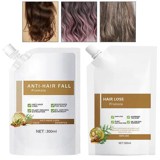 Anti-Fall Shampoo - Nourishes Scalp & Strengthens Hair for Shiny, Healthy Looking Locks with Gentle Cleansing 300ml