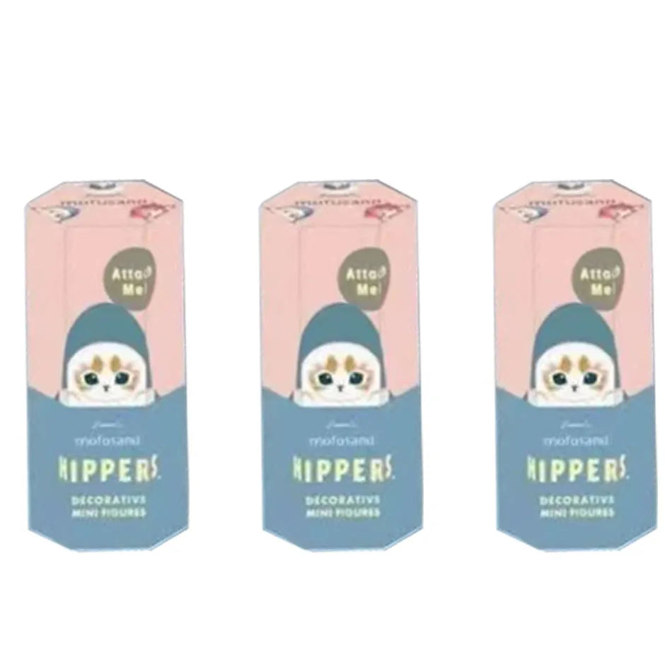 Kawaii Mofusand Hippers Series Blind Box Action Figure Cute Doll Mystery Box Mobile Phone Car Decor Accessories Toys