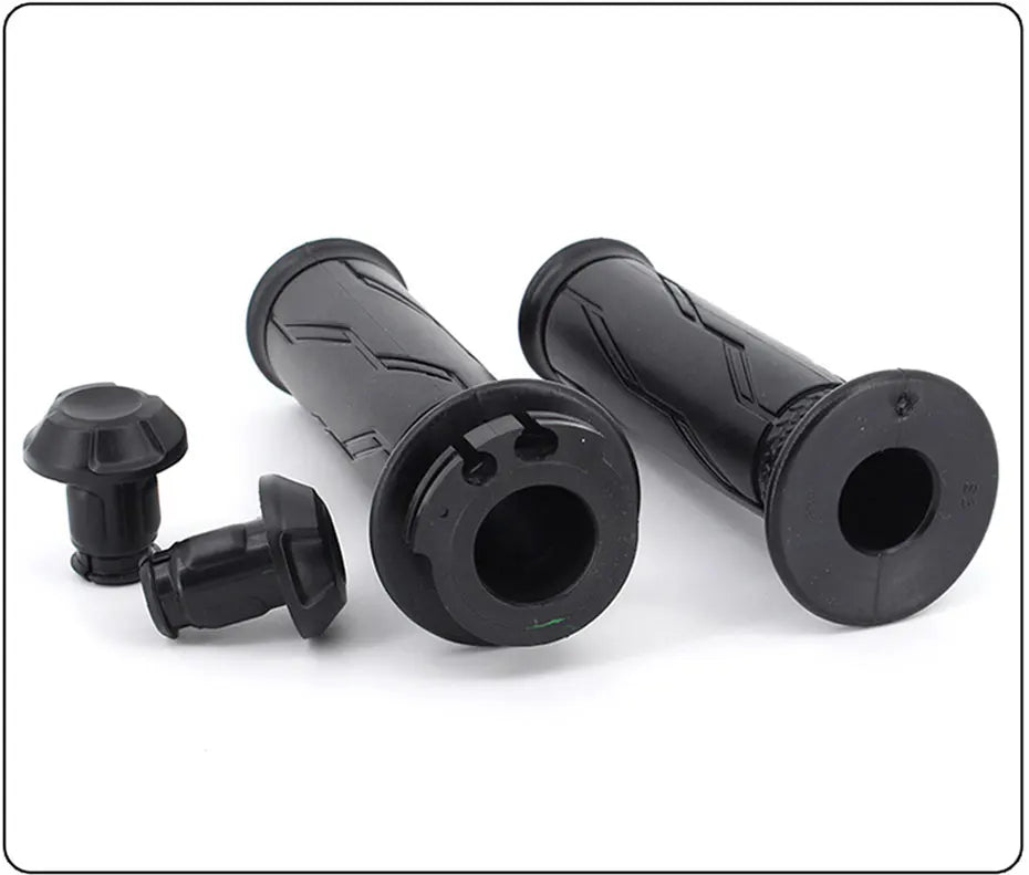 BLALION  7/8" 22mm Motorcycle Hand Grips Rubber Gel Grip with Bar End Plug For Yamaha NMAX 155/Y15/Y15ZR/SRL155/LC135/NVX155