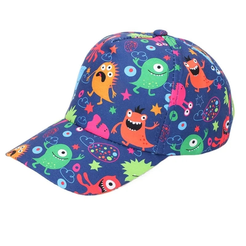 New Cartoon Animal Summer Baby Baseball Cap for Boys Girls Travel Sun Hat for Kids Children Beach Sun Cap Accessories