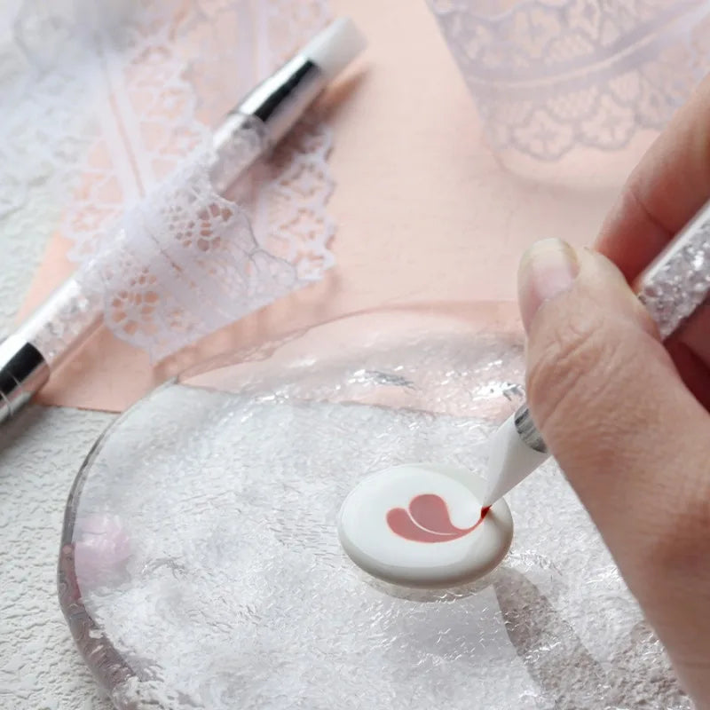 3Pcs/Set Seal Stamp Wax Spoon Cleaning Tool Soft Silicone Spoon Melting Wax Spoon Cleaner Wedding Invitation Clear Stamps Tool