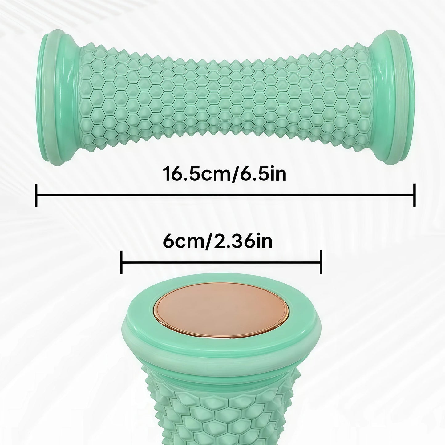 Foot Massager Massage Roller Yoga Massage Ball Plantar Fascia Roller Muscle Relaxation Care Plastic Manual Foot Massager