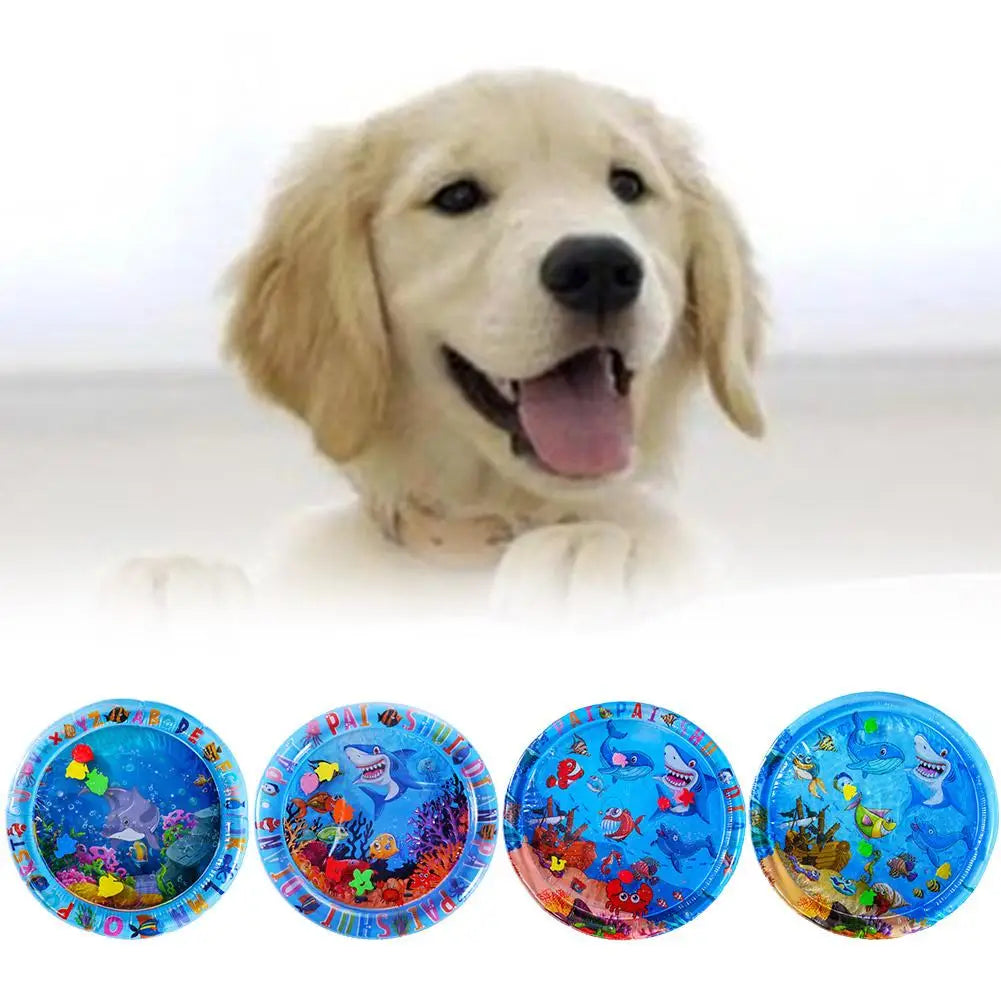 Sensory Water Mat Thickened Sensor Play Water Sensor Cat Mat Pet Supplies Cleaning Cooling Mat Summer Cat Pets Accessorie