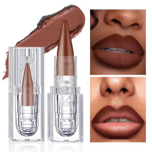 Lipliner Natural Nude Color Moldin, Lipstick Crayon Pigment Moisturizing Lip Color Combination Cosmetics