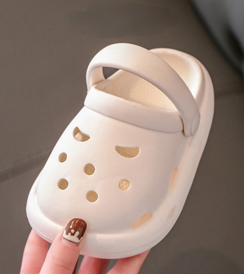2023 Boys Girls Summer Kids Clogs Children's Hole Shoes Infant Indoor Slippers Non-Slip Beach Sandals Toddler Baby Home Shoes