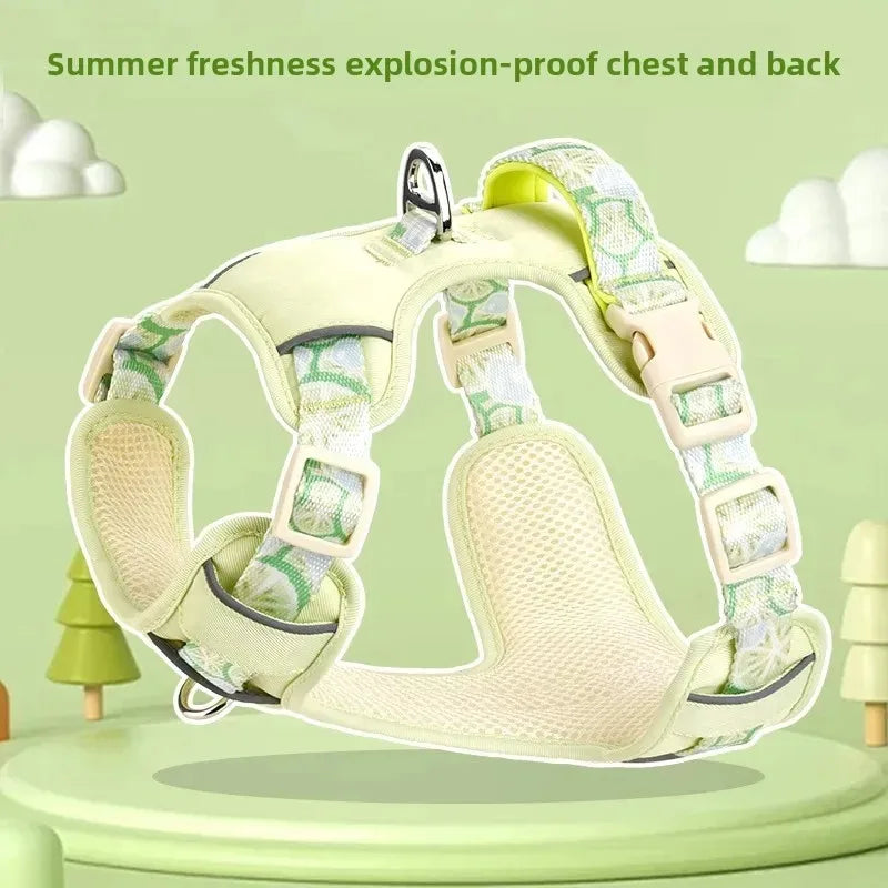 Dog Collars Harness Pet Products Chest Puppy Collar Supplies Accessories Big Pets Dogs Tactical Vest Things Cats Leash