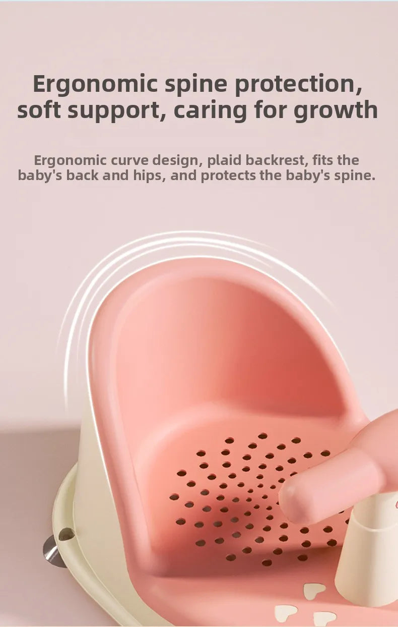 Baby bath seat kidsbathhandy gadgetbath stool can sit baby bath chair bathtub bracket non-slip bath stool