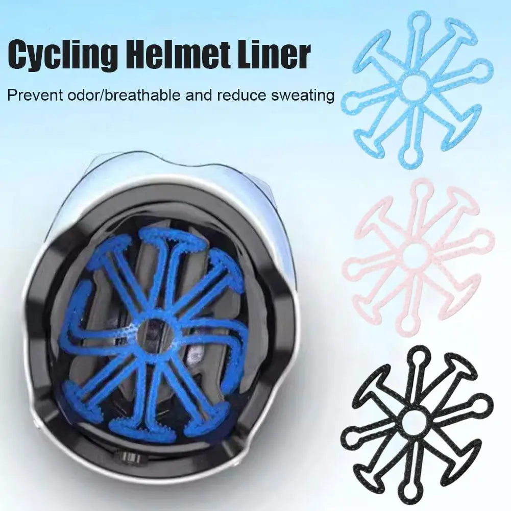 Flexible Helmet Anti-deformation Inner Silicone Pad Ventilate Helmet Liner Pad Helmet Padding Motorcycle Bike Helmet Accessories