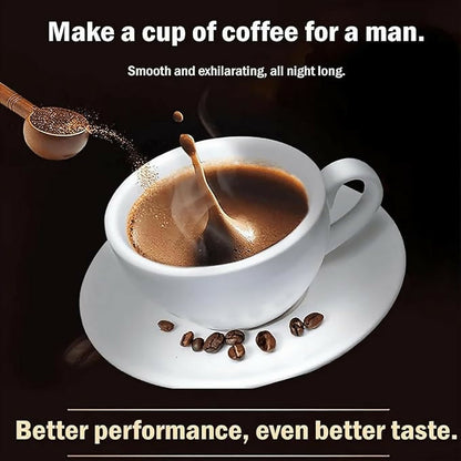X Power Men's Performance Coffee – Natural Libido Booster, Energy Enhancer & Stamina Support