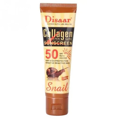 Disaar Sensitive Skin Collagen Sunscreen cream SPF 50 with Snail-50g