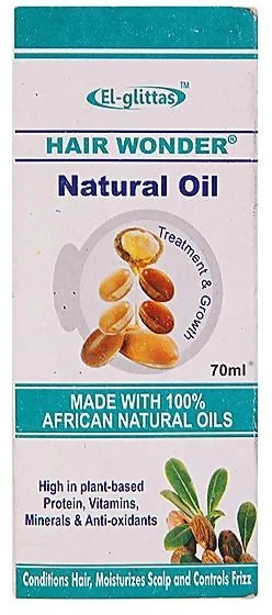 El Glittas Wonder Faster Hair Growth Natural Oil