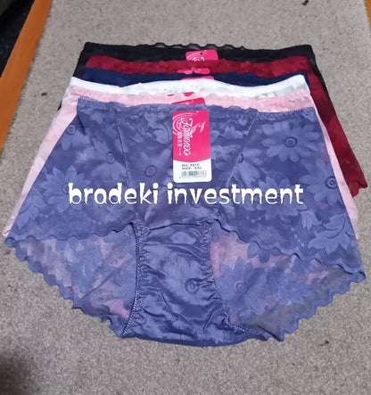 3PCS NET SEAMLESS COTTON, LADIES PANTS