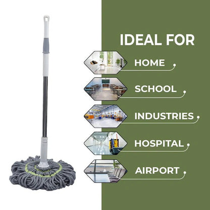 Self Wringing Mop, Microfiber Twist Mop, Dust Removal Mop Cleaning Mop, Manual Release Floor Cleaning